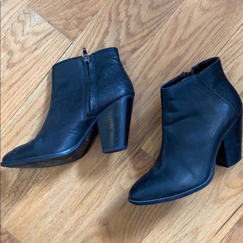 Like new leather booties